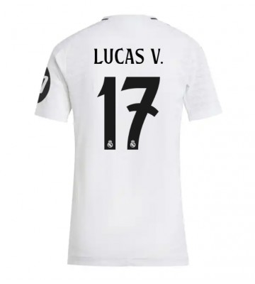 Real Madrid Lucas Vazquez #17 Hjemmebanetrøje Dame 2024-25 Kort ærmer